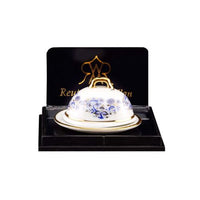Lågfad porcelæn blue onion