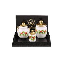 3 Julekrukker ,, mistelten design " reutters
