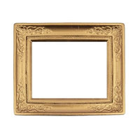 mini mundus antik billedramme kunststof ,, guld "