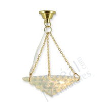 Loftlampe m/ ,, perle " skærm