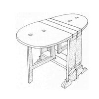 herregårds halvmåne slagbord, kit