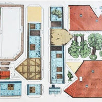 Klippeark H.C. Andersens hus skala 1:87