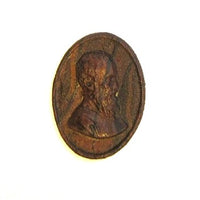 Kobber platte, Siluetbillede Michelangelo