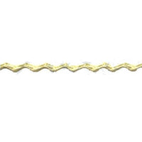 zig zag bånd gul 2 meter