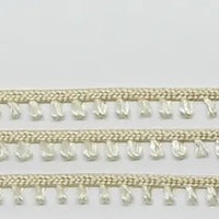 picot bånd champagne 1 m
