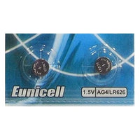 Alkaline Batterier AG64/ LR626   1,5 volt til ure  2 stk.