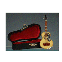 Spansk guitar i læderbox