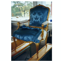 Guld Rokokostolen ,, drottningholm slot " kit