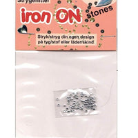 Iron on sølv runde