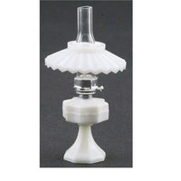 Olie - lampe, hvid u/ el.