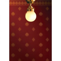 Loftlampe m/ messing sokkel