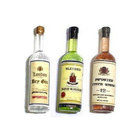 Liquor-gin-scotch whisky 3 fl.
