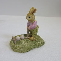 Keramik kanin havefigur, cricket