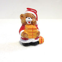 Jule-bamse Mr. Porridge, resin