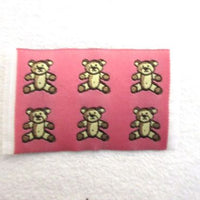 Gulvtæppe pink m/ bamser