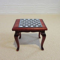Skakbord, mahogny