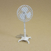 Ventilator gulv model, hvid metal