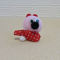 Klemme bamse, rosa