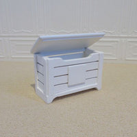 Legetøjskasse, hvilakeret