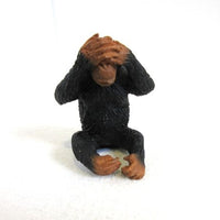 Chimpanse resin ,, vil ikke se "