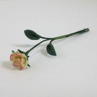Aprikos rose m/ blade i fimo