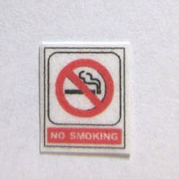 Skilt ,, no smoking"