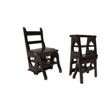 Stigestol mørk valnød