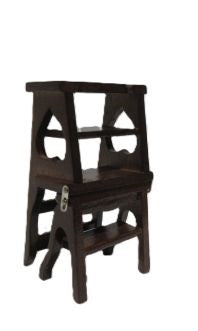 Stigestol mørk valnød