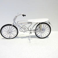 motorcykel hvid metal