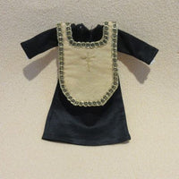 Sort præstekjole + messehagel