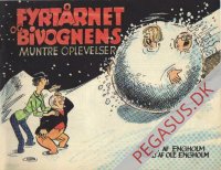 Tegneserie med tekstsider: fyrtårnet og bivognen, muntre oplevelser 1966