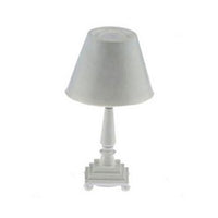 Bordlampe, hvid