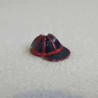 Baseball cap, rød/blå, metal