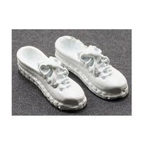 Sneakers, hvid metal