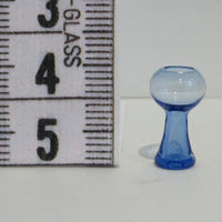 Mundblæst hyacintglas, blå glas