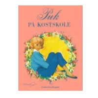 Bog med tekstsider: Puk på kostskole 1952