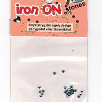 iron on krystal, lys blå