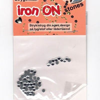 iron on krystal, sølv