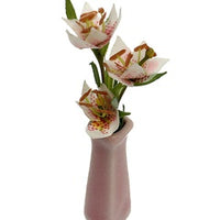 Stensil: star lily, Fremstilling : 12 blomster