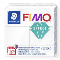 Fimo effect transparent hvid 57 gr.