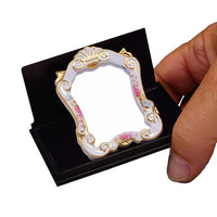 Barok porcelæn spejl, Dresdner rose