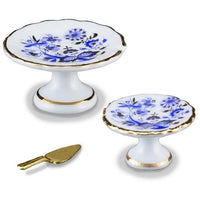 2 Stk. Porcelæns opsatse + kagespade