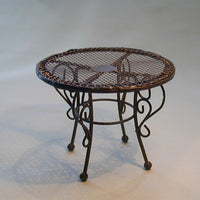 Havebord brun metal
