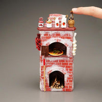 Pizzaovn, keramik m/ deco