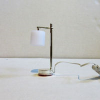 Moderne bordlampe ,, sølv"