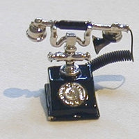 Telefon , sort metal