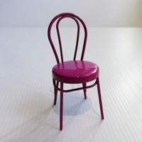 Cafe-stol, lilla metal
