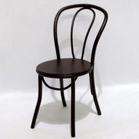 Cafe stol sort metal