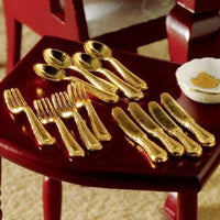 Bestik ,,guld" 4 pers. 12 dele