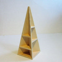 Pyramide deco-tårn ubh. H: 17 x 6,5 x 6,5 cm